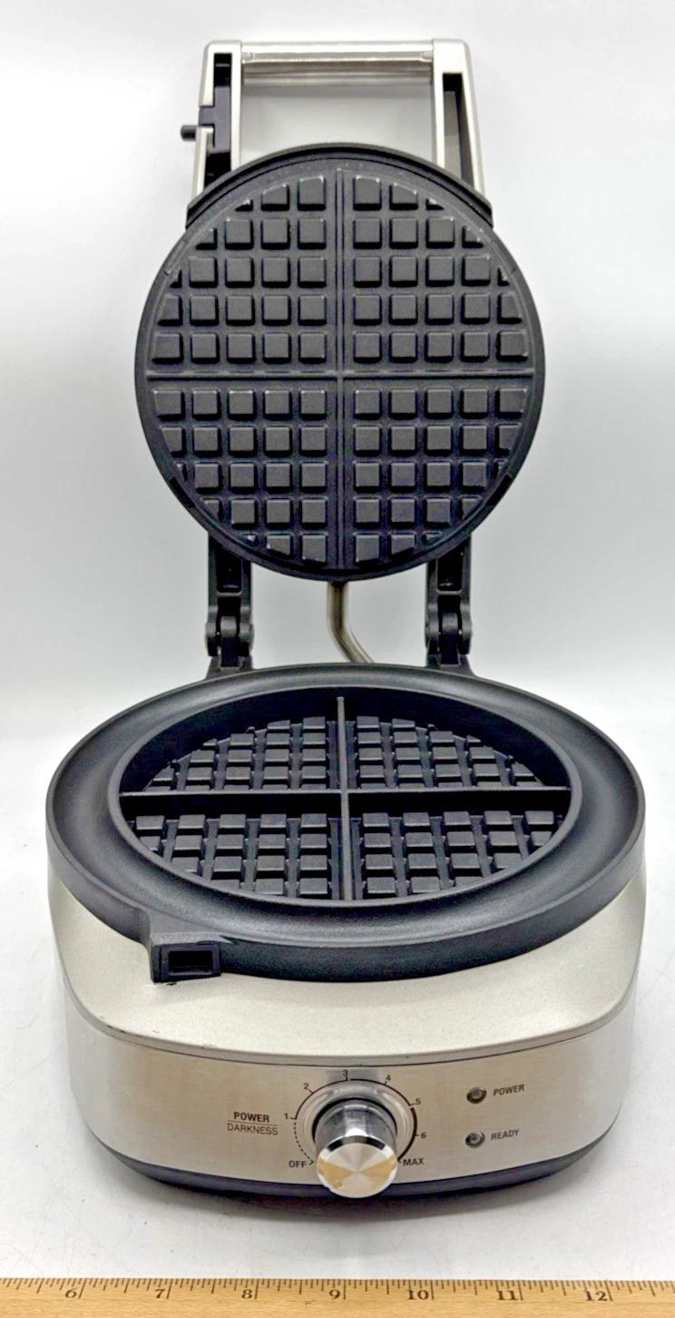 Breville BWM520XL No-Mess Round Waffle Maker Brushed Stainless Steel 7 Settings
Opens in a new windo