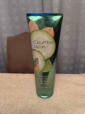 Bath Body works CUCUMBER MELON Ultra Shea Body CREAM lotion 24 Hour 8 oz New