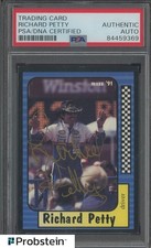 Richard Petty NASCAR HOF Signed Autograph Auto 1991 Maxx Card # 43 PSA