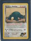 Rocket's Snorlax 33/132 Pokemon Gym Heroes Rare Vintage WotC - LP