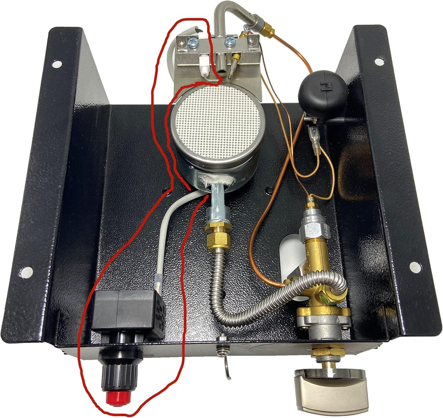Propane Electronic Pulse Gas Igniter with 400Mm Electrode Ignition Cable Wire fo