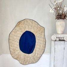 Baldacchino letto 56x48 XVIII secolo broccato seta francese Ciel de Lit antico trapuntato floreale S