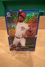 2018 Bowman Chrome Prospects Hunter Greene  Blue Shimmer Refractor 150/150 RC