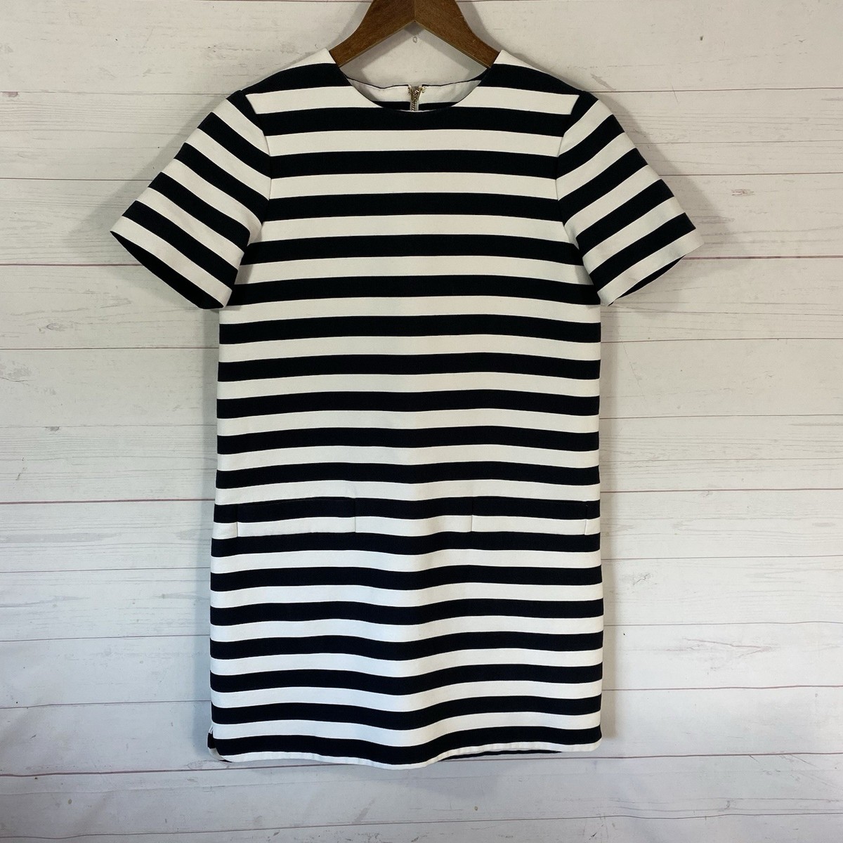 kate spade cotton dress Open Back Pleated Dress