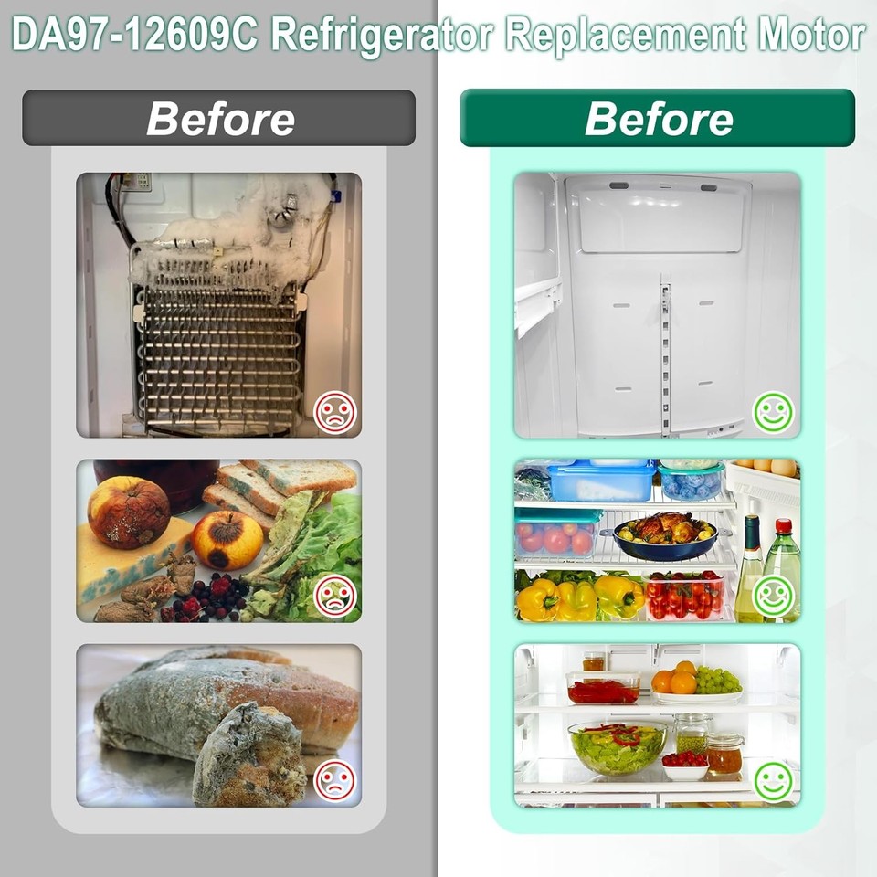 DA97-12609C Refrigerator Evaporator Fan Motor Cover For Samsung DA97 ...