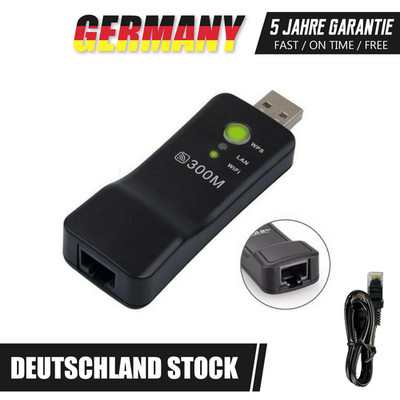 Smart TV Wireless LAN Adapter WiFi Dongle RJ-45 Ethernet 1STK Für Samsung