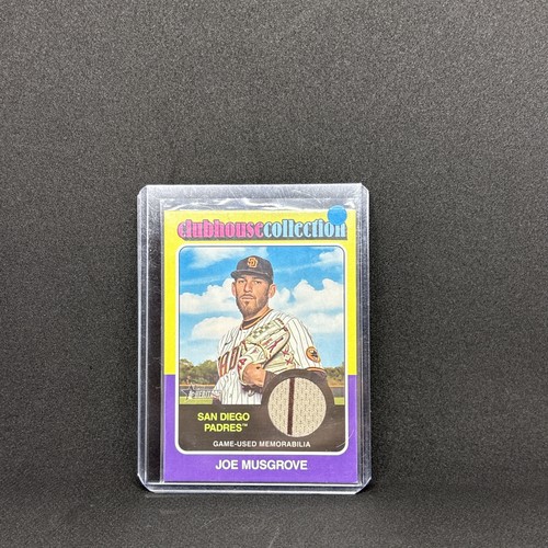 Joe Musgrove 2024 Topps Heritage Clubhouse Collections Game Used Jersey 2 Color