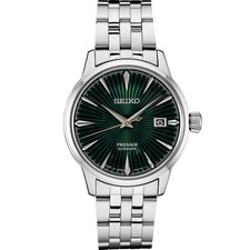 Seiko Men's Presage Automatic Green Dial Watch - SRPE15J1 NEW