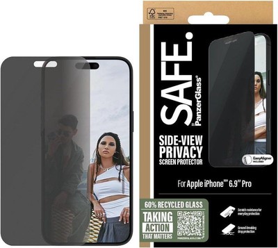 SAFE. Privacy Schutzglas für iPhone 16 Pro Max, Ultra-Wide Fit