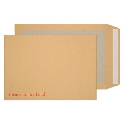 Purely Packaging 8112 Papprückwand Versandtasche Haftklebung Manille B4 352 x...