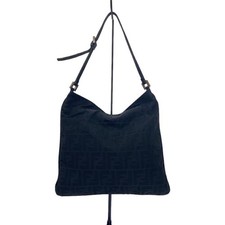 FEND Bag Black Allover pattern women hand bag purse handle From Japan