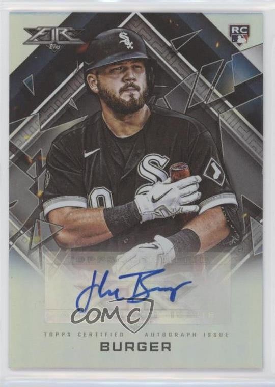 2022 Topps Fire Jake Burger #FA-JB Rookie Auto RC 0wb2