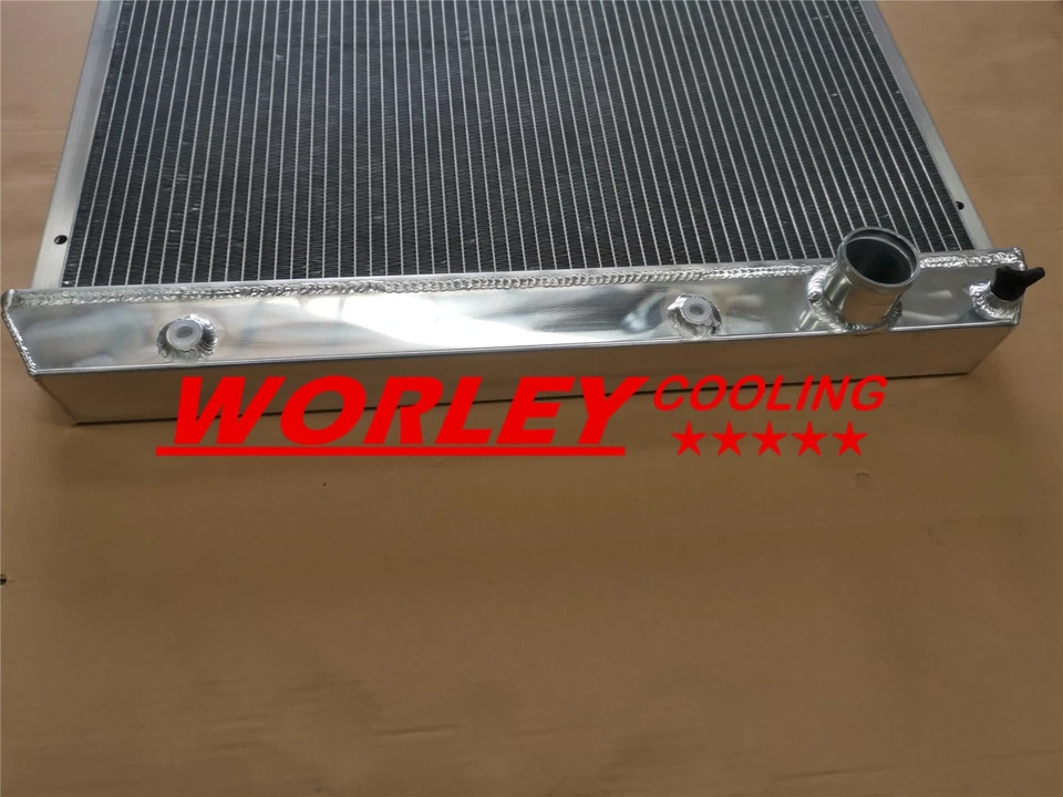 NJ-3Row Aluminum Radiator For 1961-1966 Pontiac Catalina Bonneville 6.4L 6.9L Foto 2 de 4