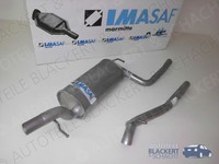 Imasaf Auspuffset für Ford Focus II 2.0 DA 2004-2006 | Mitteltopf + Endrohr