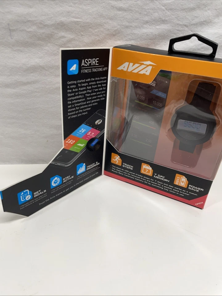 AVIA Aspire AV-CF2003B Sport Activity Tracker With App Included Black New - Image 3 of 4