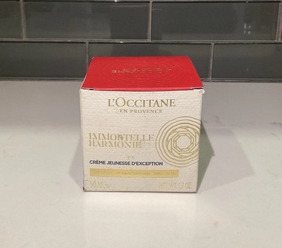 NIB L OCCITANE Immortelle Harmonie Exceptional Youth Cream 1.7oz / 50ml Read Des