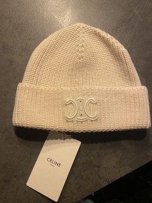 Celine Triomphe Mütze Farbe Sand. Neu