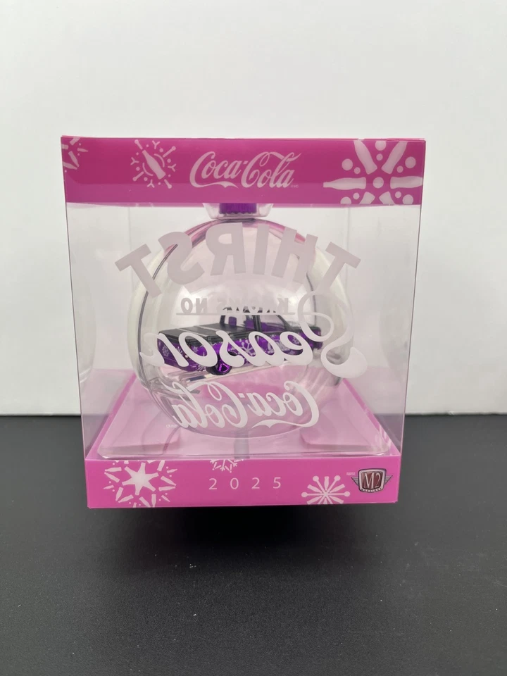 M2 Machines 2025 CHASE Coca-Cola Christmas Ornament 1992 Chevy C1500 SS 492 - Image 3 of 4