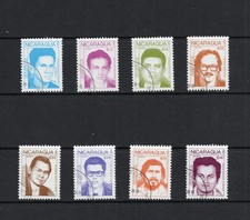 T0478 Nicaragua 1988 Héros De La Révolution 8V CTO-Sans Charnière