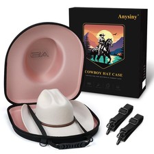 Hat Box for Travel-Crush Proof Hat Travel Case for Cowboy Hats Holder Storage...