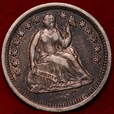 1857-O New Orleans Mint Silver Seated Liberty Half Dime