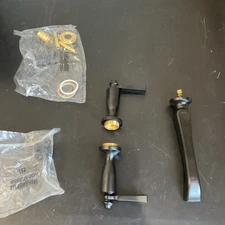 Delta T3556LF-BLWL Dorval Wall Mount Widespread Bathroom Faucet Trim Black U7