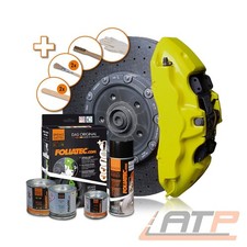 FOLIATEC BREMSSATTEL LACK SET BREMSSATTELLACK FARBE NEON GELB 10-TEILIG