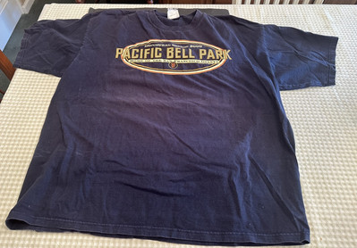 2000 San Francisco Giants XXL Tee Shirt, PAC Bell Park, Inaugural Season, by Lee