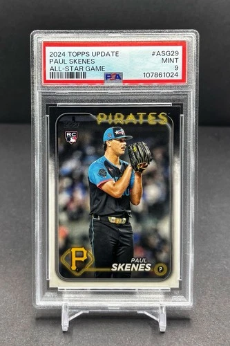 2024 Topps Update - PAUL SKENES - RC Rookie All-Star Game Pirates #ASG-29 PSA 9