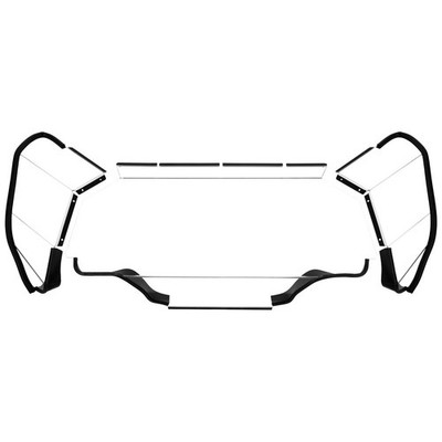 Tusk Polycarb Rear Window Scratch Resistant For POLARIS RZR PRO R 4 2022-2024