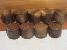 9PC  MISSOURI BLACK WALNUT TURNING WOOD BOWL BLANK