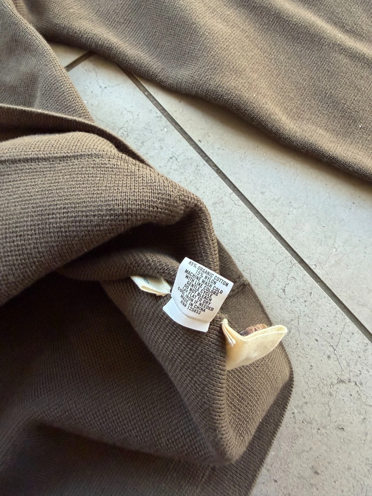 Taylor Stitch The Prout Turkish Coffee Knit Chore Jacket Brown Coat Mens Sz 44 image 11