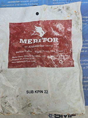 Meritor SUB KPIN 22 Steering King Pin Rer Kit Meritor Genuine King Pin for PAI