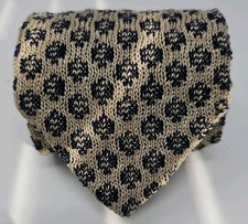 Vintage Mens Tie STRUCTURE 75 Linen Cotton Made in USA