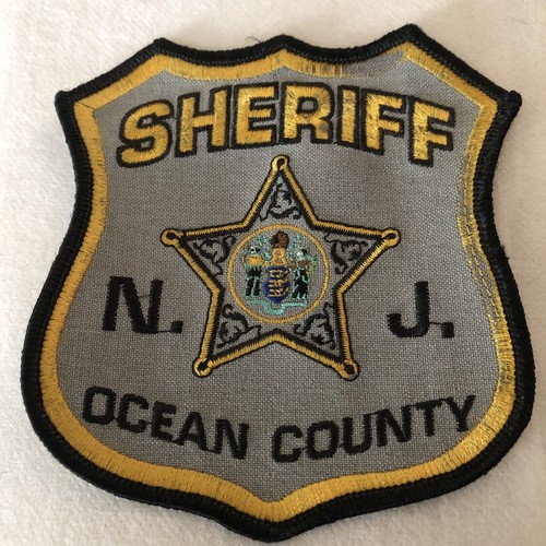 Ocean County New Jersey Sheriff Patch ~ Pre-owned ~ Read Description * Free S/H