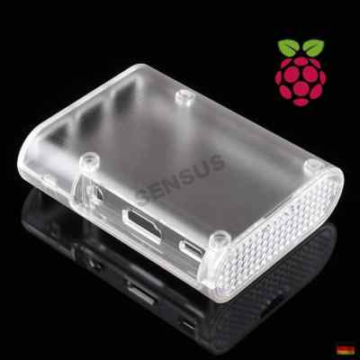Raspberry Pi 2 / 3 Model B/B+ Gehäuse Slim Case (transparent, durchsichtig)