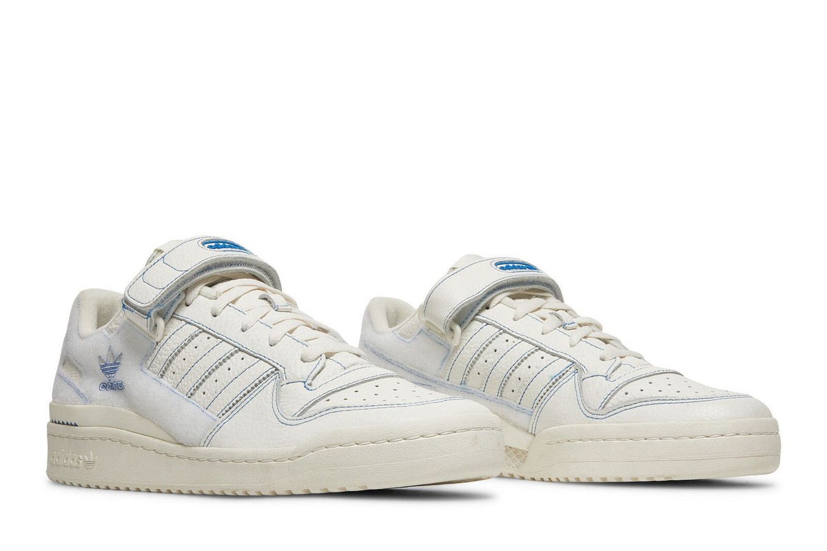 Size 8.5 - adidas Forum Low Off White Blue Bird for sale