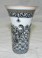 Rosenthal Versace Marquelerie Vase - 4" tall