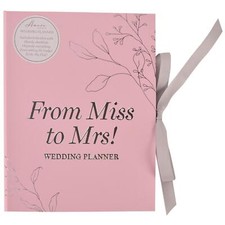 Bride Wedding Planner Miss to Mrs Pink Organiser Engagement Gift Bride To Be
