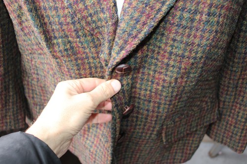 KARIERT DAMEN Harris Tweed Sakko EHER Gr 44 TRUE VINTAGE Jacket JACKE - Bild 4 von 9