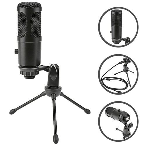 Set of 3 Mikrofon Podcast -Mikrofon ' Kondensatormikrofon Für Spiele - Afbeelding 3 van 12