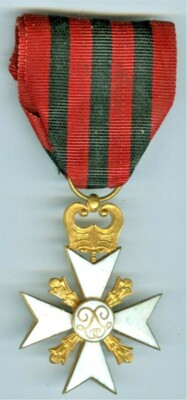 BELGIUM MILITARY CIVILIAN MEDAL - DECORATION FOR LONG SERVICE 