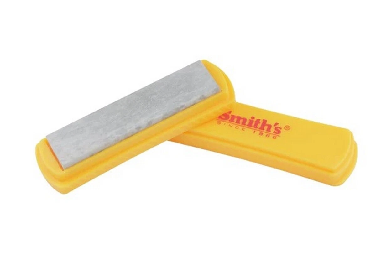 Smith's 4" Natural Arkansas Sharpening Stone - Tool & Blade Sharpener.