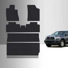 Toughpro Floor Mats 3rd Cargo Black For Toyota Sequoia 2001-2004