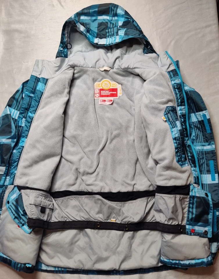 Chaqueta aislante BONFIRE SNOWBOARD PRESTO para mujer pequeña calce largo azul THERMORE Foto 3 de 4