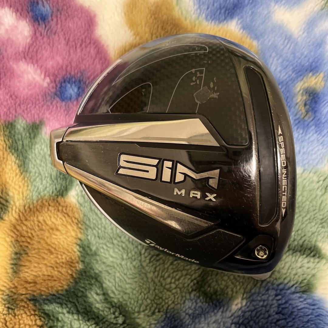 TaylorMade SIM MAX 9.0 Driver Head Right Handed From Japan TaylorMade SIM MAX 9.0 Driver Head Right Handed From Japan