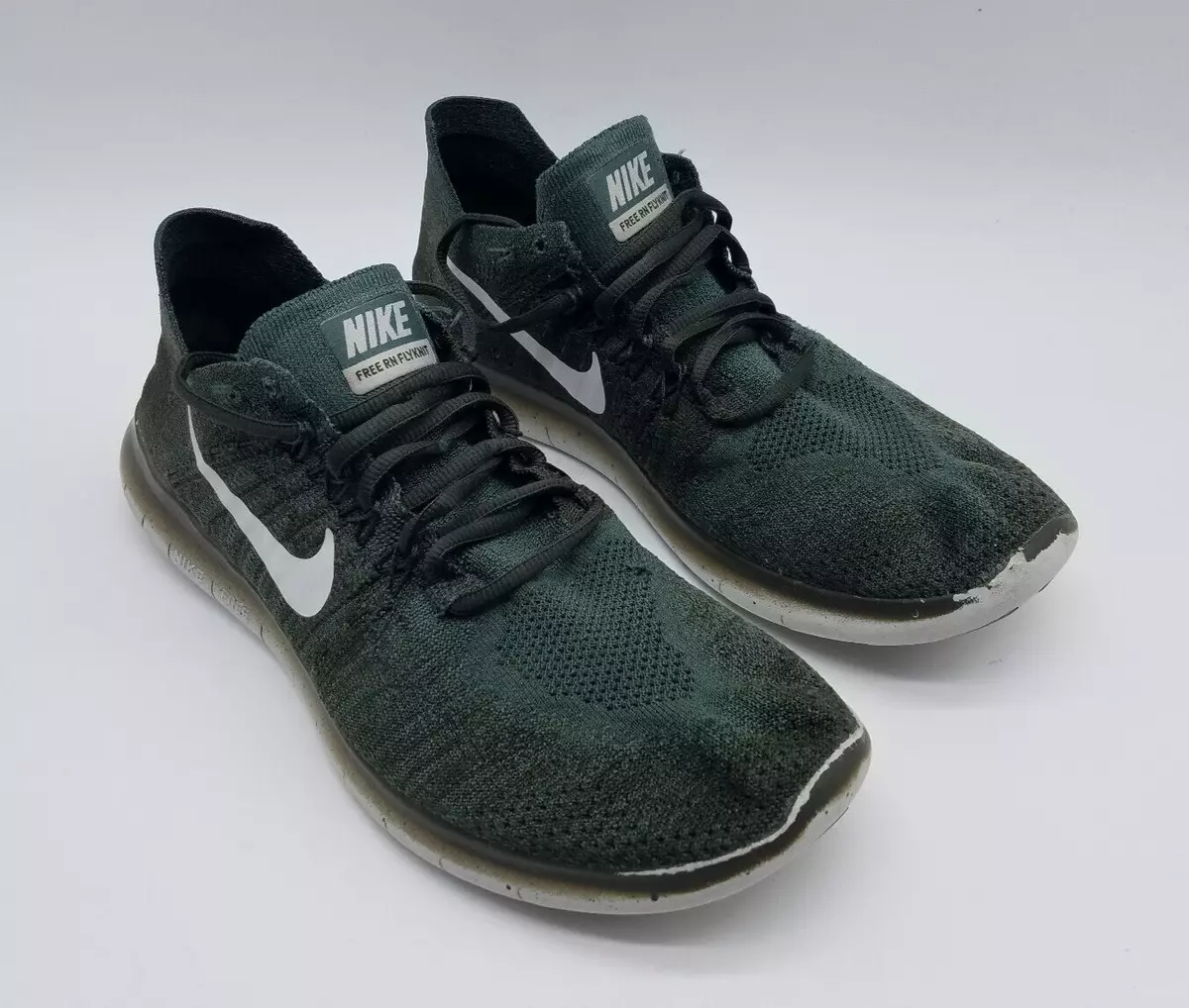 Nike free rn clearance flyknit vintage green