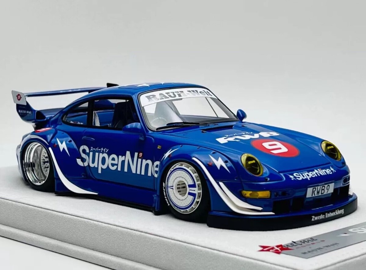 Porsche 911 993 RWB (SuperNine Blue) [FuelMe Model] 1/18 scale | eBay