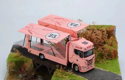 GCD Scania S730 Transport Truck Diecast Metal Car 1/64 Scale Model