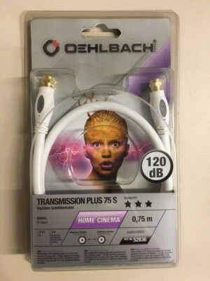 Oehlbach! Transmission Plus 75 S 0,75m Sat-Kabel, Antennenkabel##
